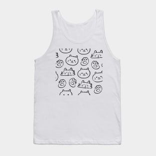 Kittens doodle Tank Top